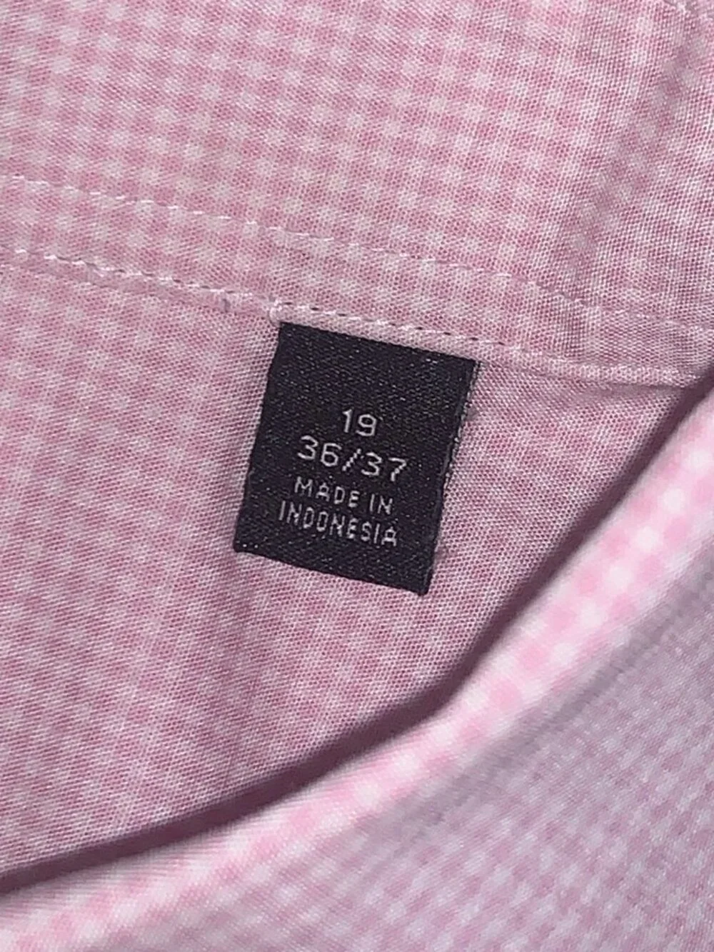 Lauren Ralph Lauren Shirt Men’s Non Iron Button Up Pink Plaid  19 27/37 Preppy